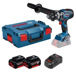 GSB 18V-150 C Taladro Atornillador Percutor Bosch 1/2" Biturbo 150Nm + 2 Bat 4Ah