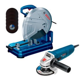 Tronzadora Metales 2400w + 5 Discos + Miniamoladora GWS 850
