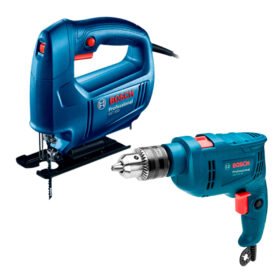 Taladro Percutor Gsb 550 Bosch 550w (MP) + Sierra Caladora