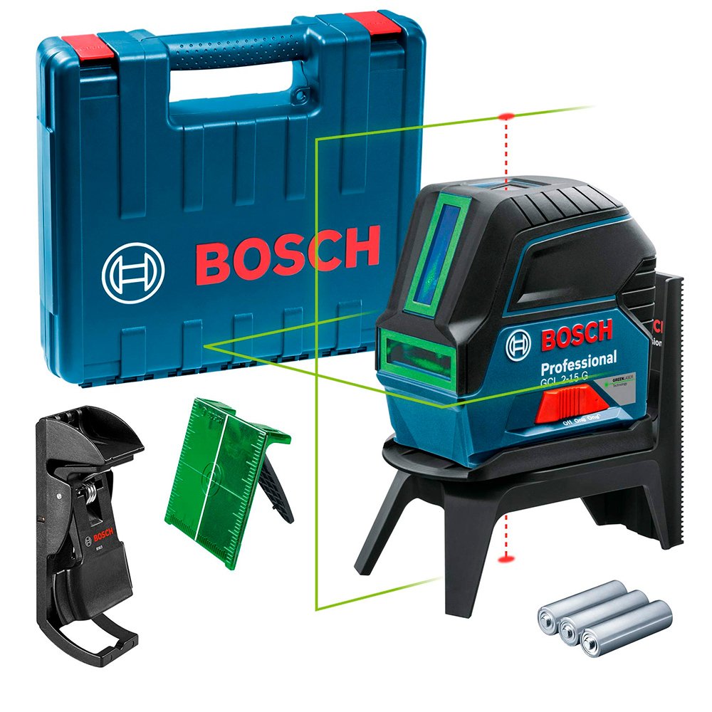 GCL 2-15 G Nivel Laser Verde Bosch Combinado 15 metros