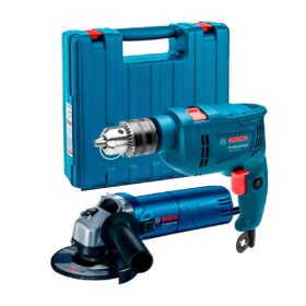 Taladro Bosch GSB 550 RE + Esmeril Baby GWS 670 + Maletín