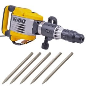 Martillo Demoledor Dewalt 1550w D25901K 10 Kg + 5 Cinceles