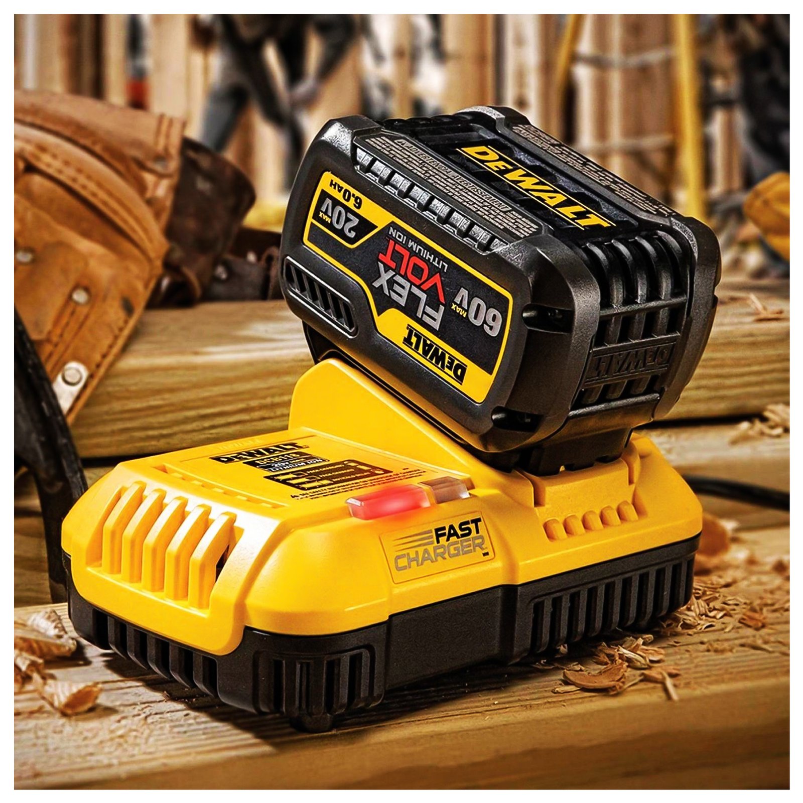 DCB118-B2 Cargador Rapido Dewalt 8Ah 20V/60V Flexvolt