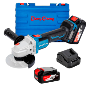 Amoladora Esmeril Angular 5" DongCheng DCSM03-125 20V 2Bat x 5Ah Brushless