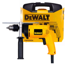 Taladro Percutor 1/2" Dewalt DW508SK 800W Variable + Maleta