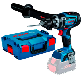 Taladro Atornillador Percutor 1/2" Bosch GSB 18V-150 C Biturbo 150 NM Brushless + L-Boxx Sin Baterías