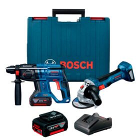 Amoladora GWS 180-LI + Rotomartillo GBH 180LI + 2 Bat 4Ah +C