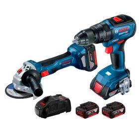 Amoladora Gws 180 Bosch +Taladro Gsb 18V + 2 Bat 4 Ah + Carg