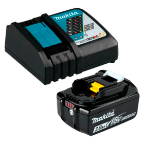 Kit Set Makita 18V Bateria 3Ah BL1830B + Cargador Rápido DC18RC