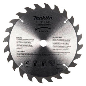 Disco Sierra Circular para Madera Makita D-03436 7-1/4" x 24 Dientes