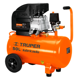Compresora de Aire Horizontal Lubricada 50L Truper COMP-50L-260 116PSI 3.5HP
