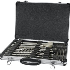 D-19180 Makita Brocas y Cinceles SDS-Plus Variados 17 Pcs Maletin aluminio