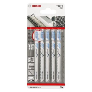 Hoja de Calar T127D x 5pz HSS Recto/Fino para aluminio